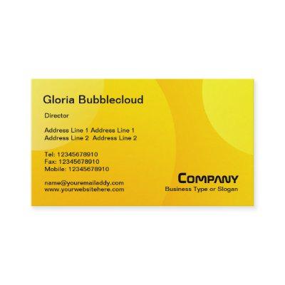 Bubble Cloud - Shades of Yellow
