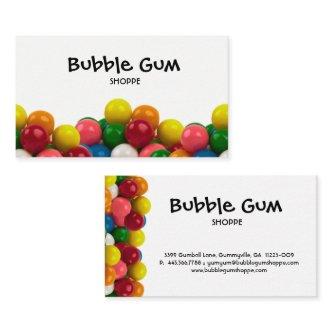Bubble Gum Colorful Gumballs White Background