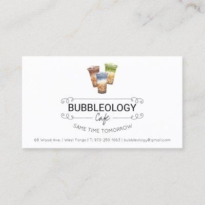 Bubble Tea Shop Loyalty Card