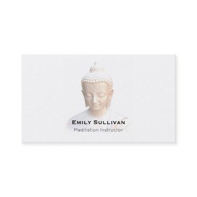 Buddha In White | Serene Meditative And Calm