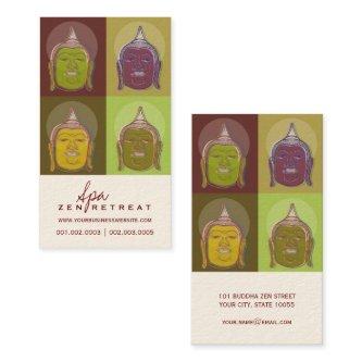 Buddha Pop Art Modern Zen Spa Retreat Profile Card