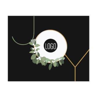 Budget Business Logo Wreath JOY Modern
