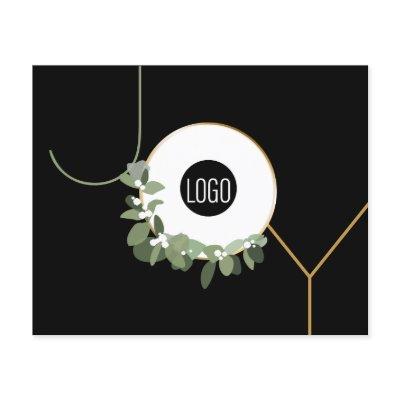 Budget Business Logo Wreath JOY Modern