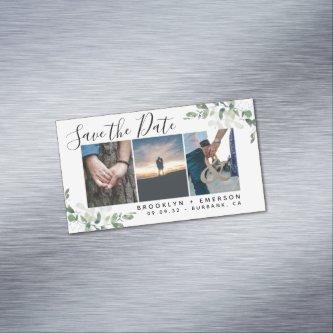 Budget Eucalyptus Photo Save the Date  Magnet