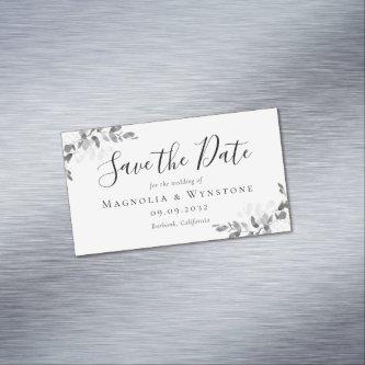BUDGET Eucalyptus Wedding Save The Date Business C  Magnet