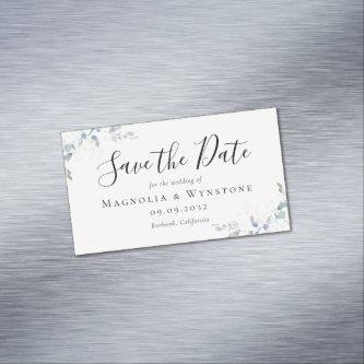 BUDGET Eucalyptus Wedding Save The Date Business C  Magnet