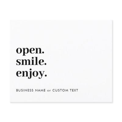 Budget Open Smile Enjoy Candle Care Thank Business
