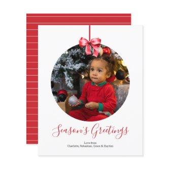 BUDGET Personalized Christmas Bauble Photo Frame