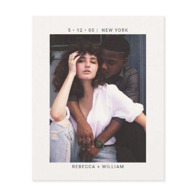 Budget Stylish Photo Wedding Save the Date Cards Flyer