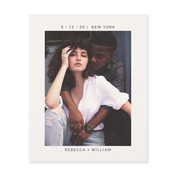 Budget Stylish Photo Wedding Save the Date Cards Flyer