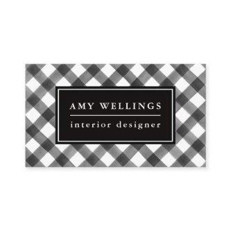 Buffalo Check Black & White Plaid Simple & Pretty