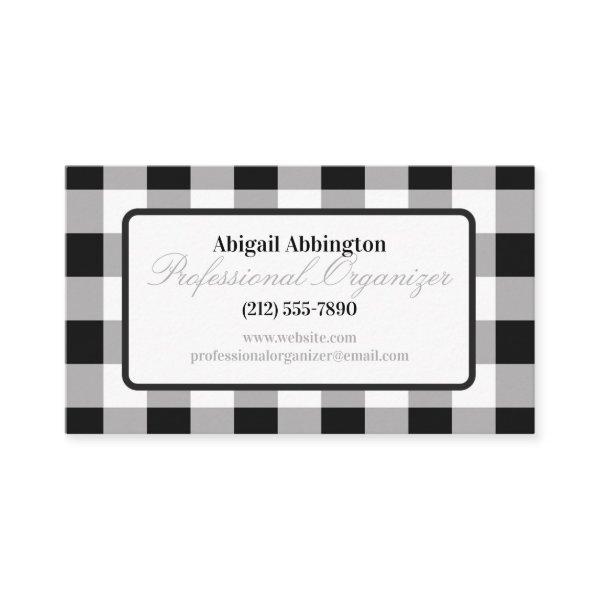 Buffalo Plaid Professional Organizer
