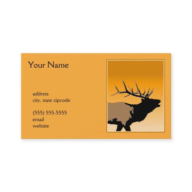 Bugling Bull Elk at Sunset Original Wildlife Art
