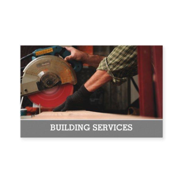 Builders & Building Services Calling Card.