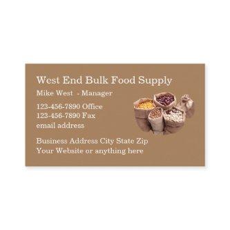 Bulk Food Supply Service
