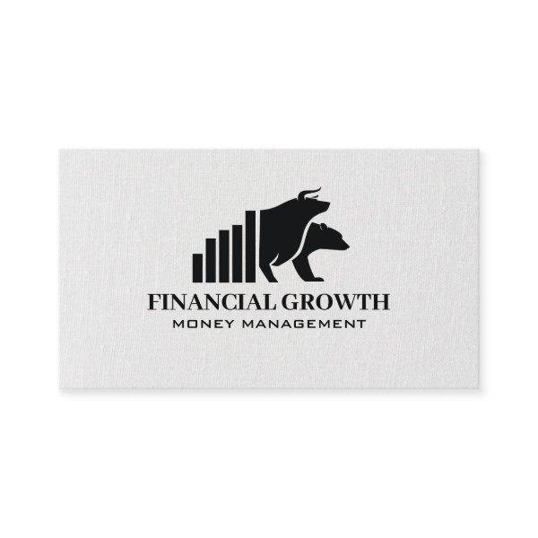 Bull Bear Logo | Bar Graph | Financial