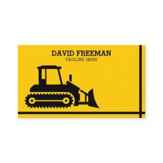 Bulldozer Yellow &  Black Construction