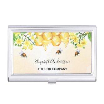 Bumble bees honey yellow florals name  case