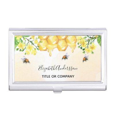 Bumble bees honey yellow florals name  case
