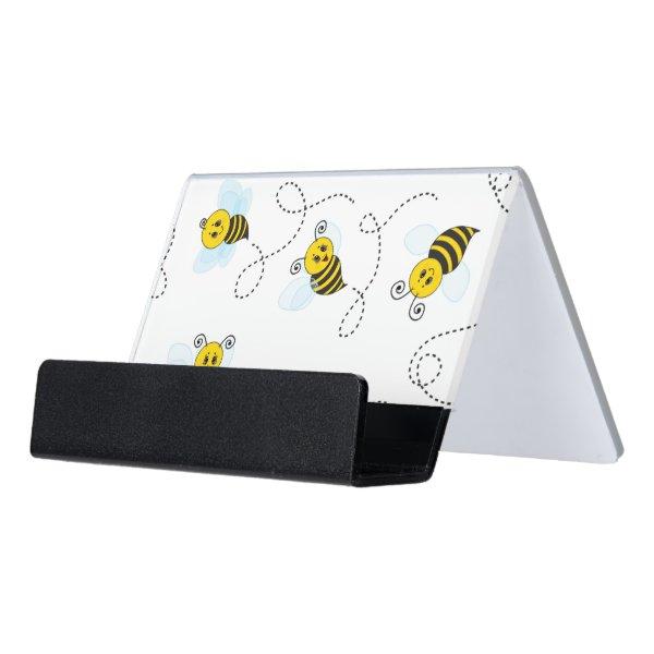 Bumblebee Flying Yellow Black Bumble Bee Desk  Holder