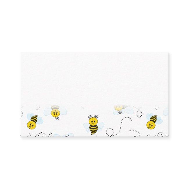 Bumblebee Flying Yellow Black Bumble Bee Loyalty Card