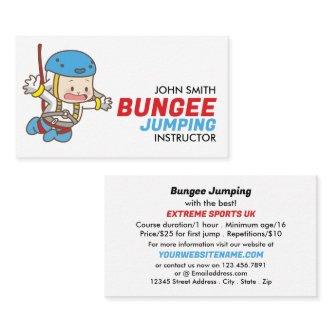 Bunjee Cartoon - Bungee Jumping Instructor