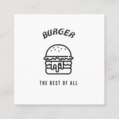 Burger the best of all square