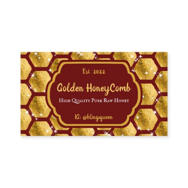 Burgundy Gold Pureraw Farm Glitz Honeycomb