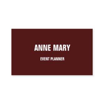 Burgundy Modern Bold Bright Colorful Wine Red Cool
