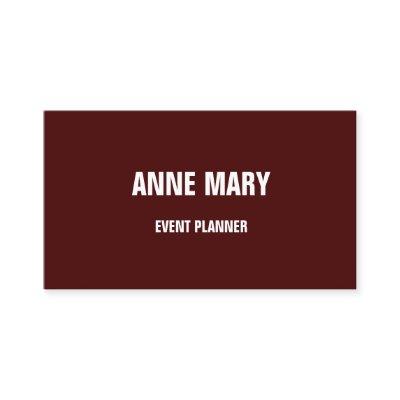 Burgundy Modern Bold Bright Colorful Wine Red Cool