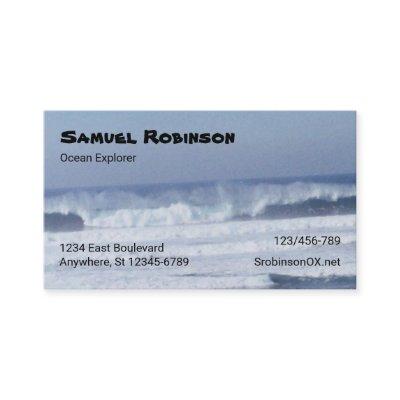 Bus. Card - Ocean Waves