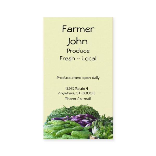 Bus. Card - Produce