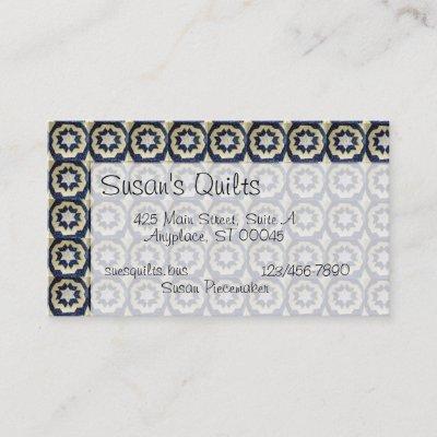 Bus. Card - Star Quilt Pattern