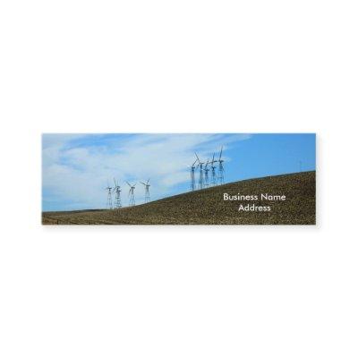 Bus. Card - Windmills