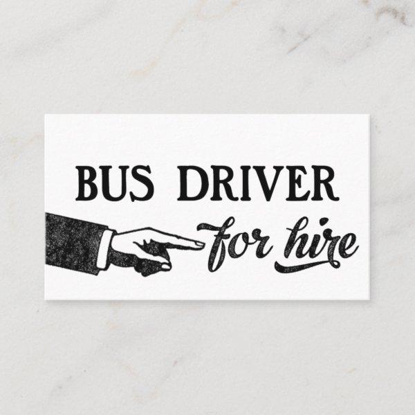 Bus Driver  - Cool Vintage