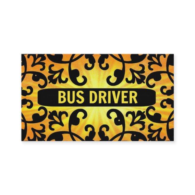 Bus Driver Sunshine Damask