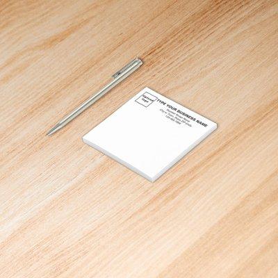Business Black Texts Heading Square post it note