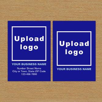 Business Blue Enclosure Card