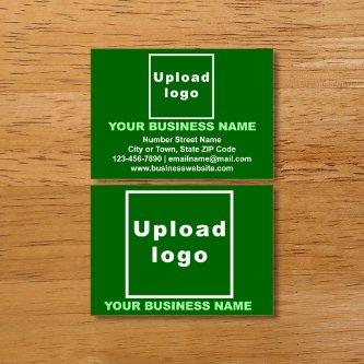 Business Brand on Green Calling Card