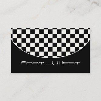 :: Black & White Checkered D2