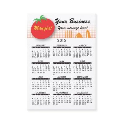 Calendar Italian Dining