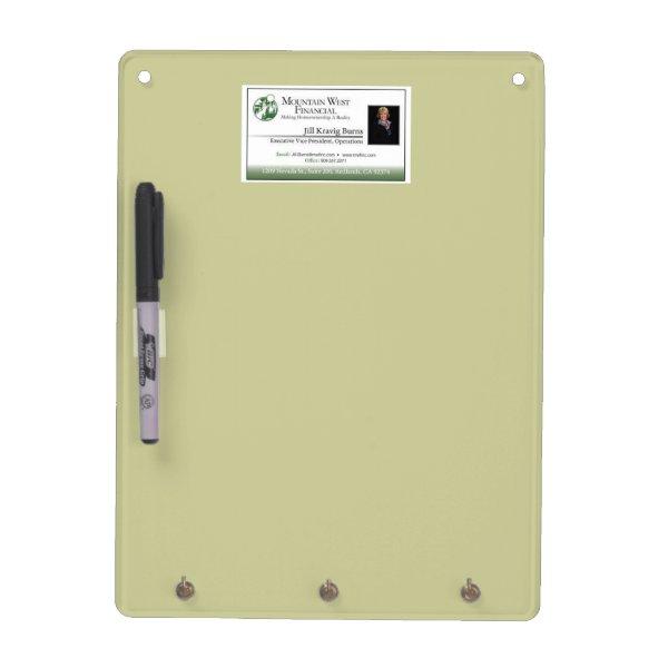 Custom Out of Office Dry Erase Board