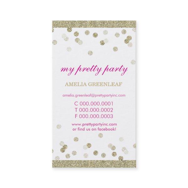cute stylish confetti gold glitter