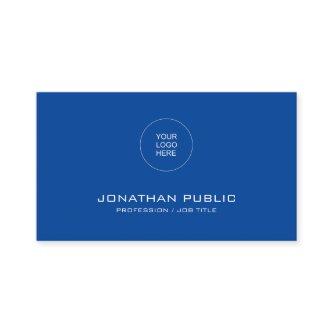 Elegant Modern Deep Blue Template