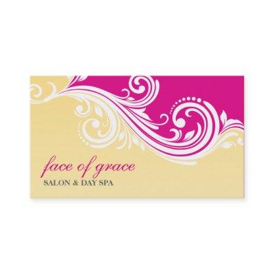 elegant stylish swirl pink yellow