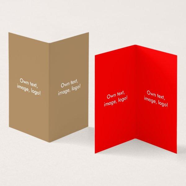 Folded Book V Gold tone-Red