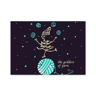 for knitters Mighty, 3.5" x 2.5"