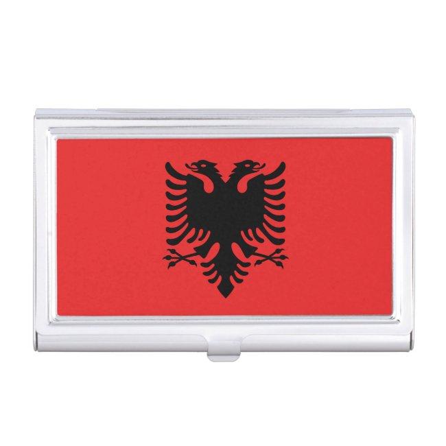 holder with Flag of Albania