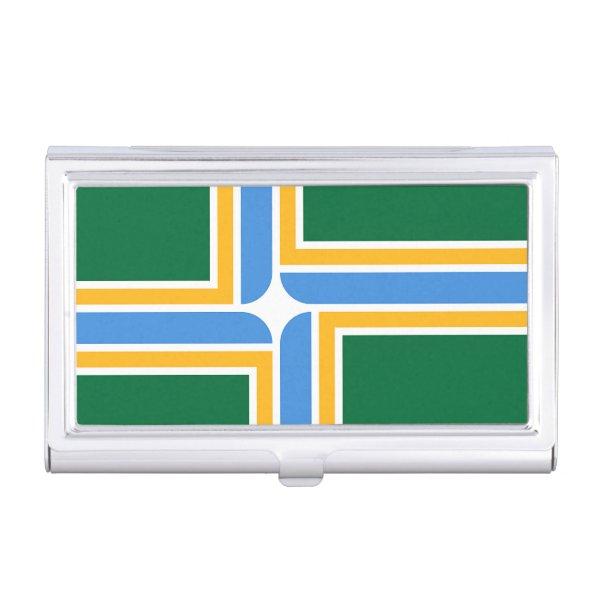 holder with Flag of Portland