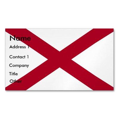 Magnet with Flag of Alabama